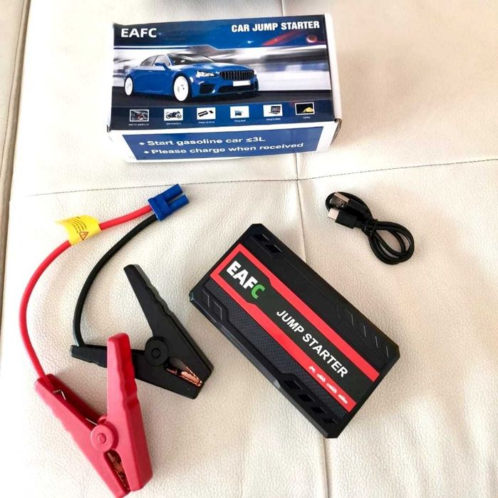 Starter Auto Pornire Auto Portabil 3in1 Lanternă Led Power Bank