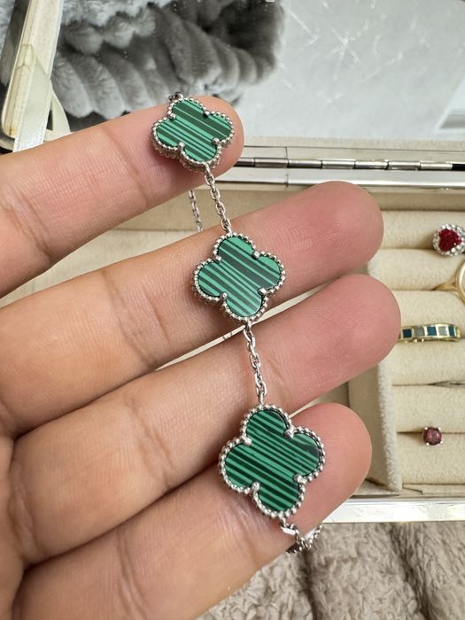 Браслет van cleef серебро