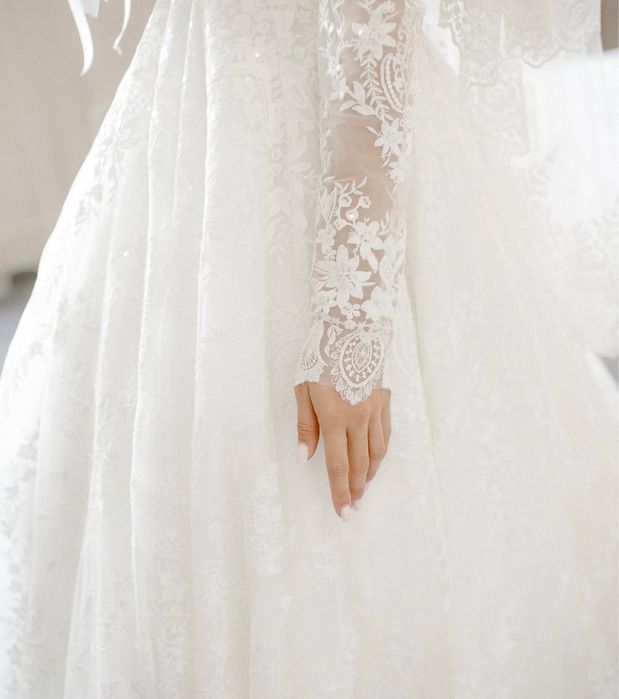 Свадебное платье - кружевное
