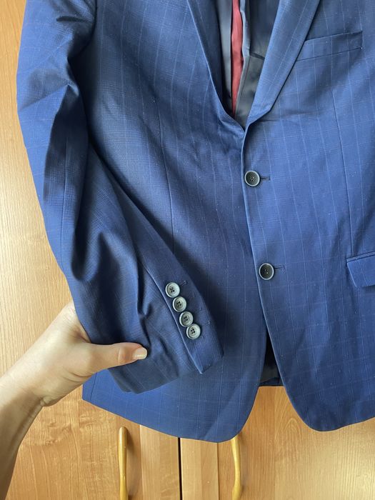 Мужской синий пиджак