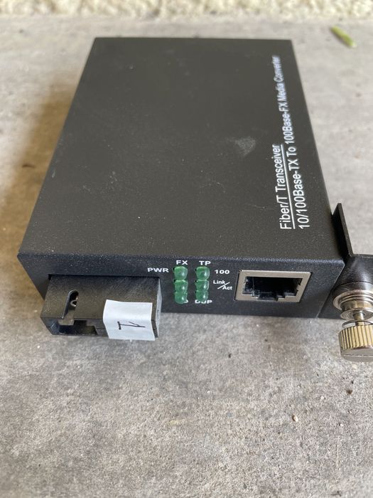 Медиа конвертори 10/100 mbps