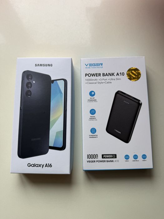 SAMSUNG Galaxy A16 + Baterie externa noi