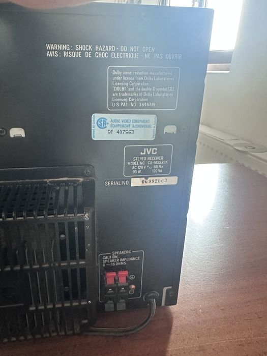Sistem audio JVC CA-MXS2BK