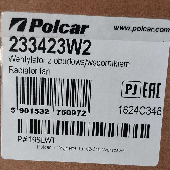 Electroventilator PSA 1.6 HDI.