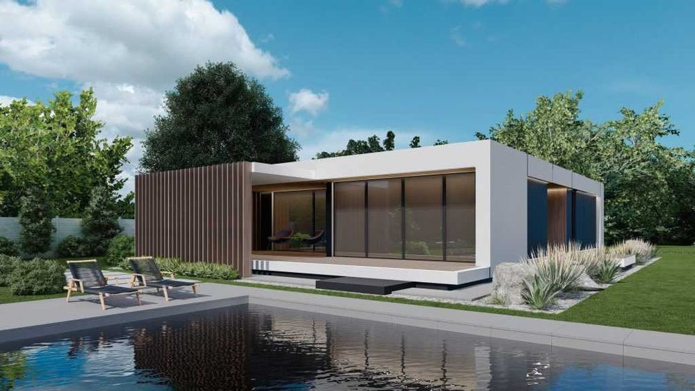 Casă modulară la cheie (bucătărie utilată, baie completă), House, Tiny Home – proiect arhitect, Oradea