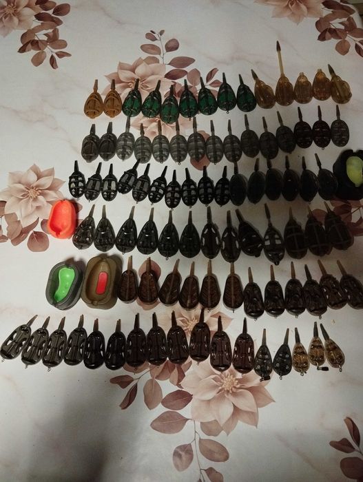 Сет от метод хранилки Твърд Калъф за въдици