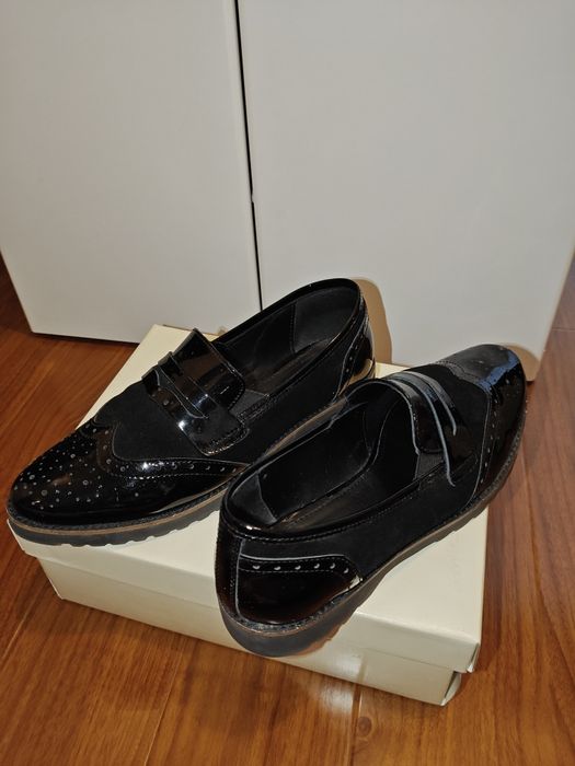 Pantofi Oxford, femei, mărime 40