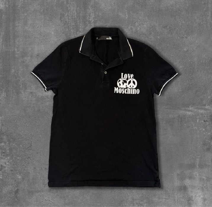 Love Moschino тениска с яка
