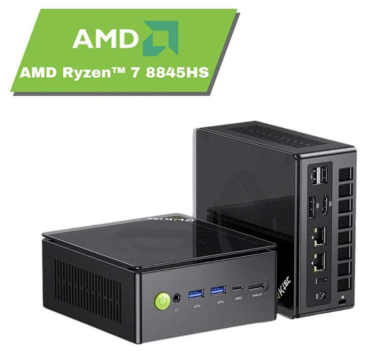 Mini PC GMKtec K8 Plus Ryzen 7-8845HS Barebone fara RAM SSD