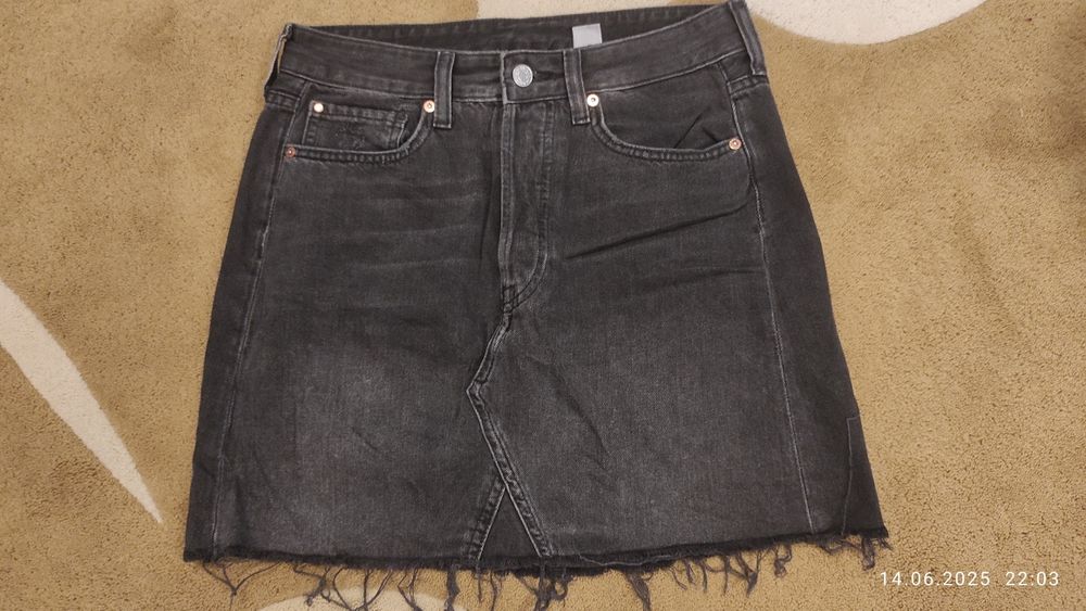 Пола от черен деним