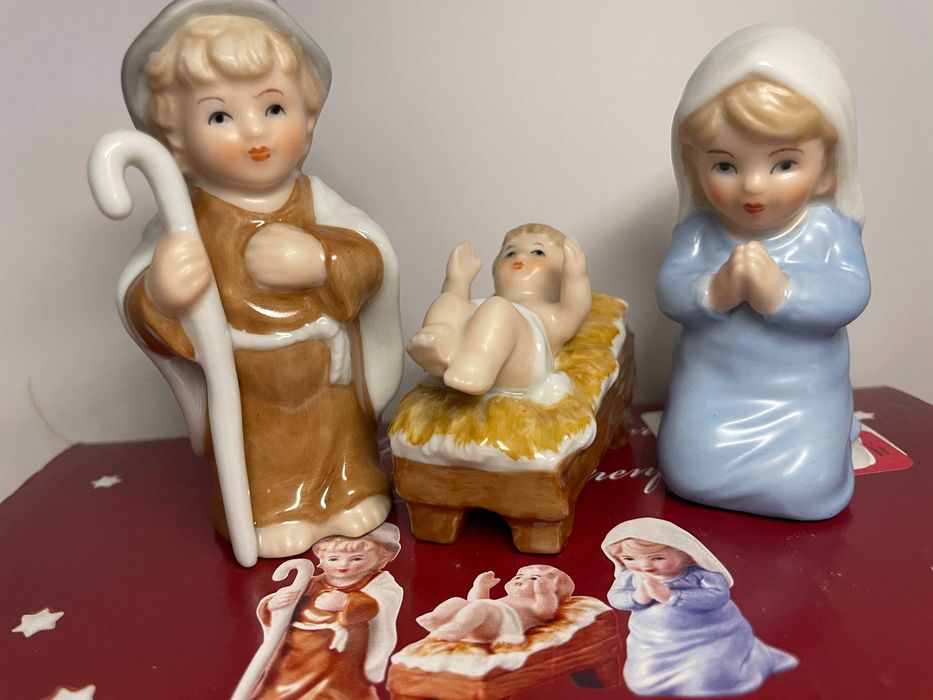 Scena biblica Nasterea Isus Rosenthal Hutschenreuther portelan fin NOU