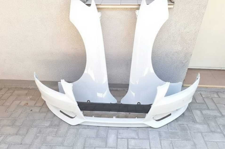 Bara + Aripa Fata Dreapta & Stanga Audi A4 B8 2007-2011 Vopsita Alb