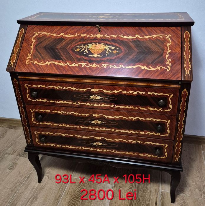 Consola / Comoda / Servanta / Bar Vintage din lemn masiv