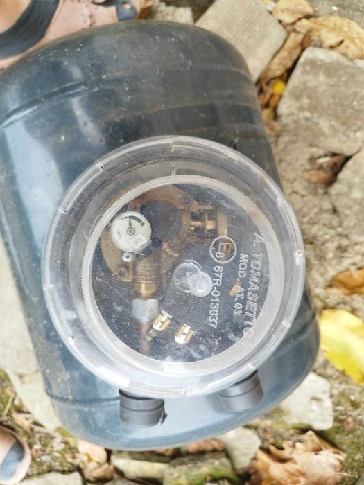 Продавам газова бутилка LPG със сонда и нивомер Tomasetto
