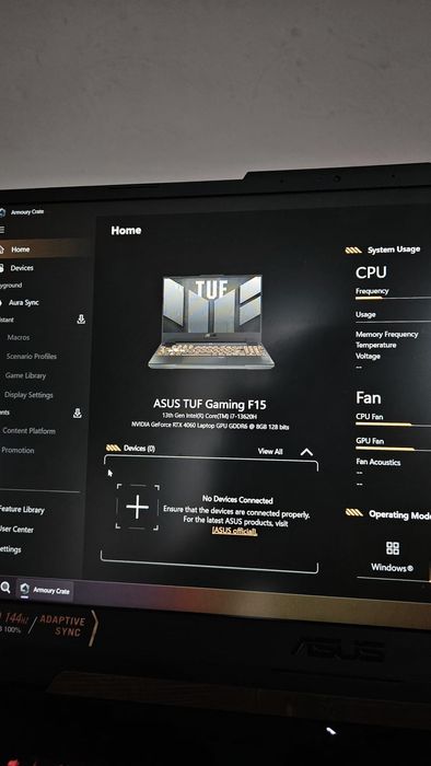 ASUS TUF F15 Gaming – i7 Gen 13 RTX 4060