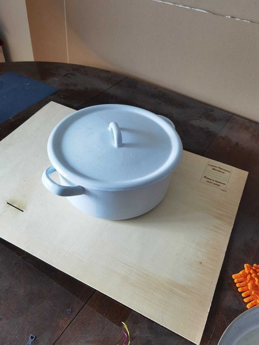 Комплект голяма тенджера и тиган за готвене