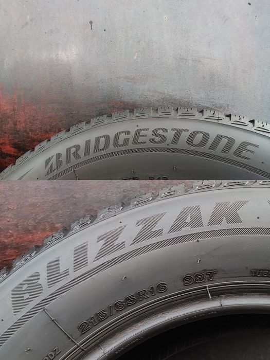 4бр.зимни гуми 215/65/16 Bridgestone Blizzak 
dot4721