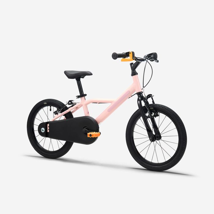 Bicicletă 16 inch 4-6 ani Discover 500 Roz - (SecondHand) Decathlon