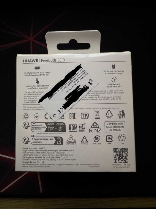 Huawei freebuds se3 неразопаковани