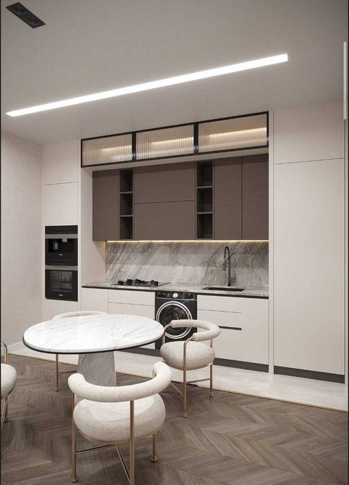 Студия 53 м² с ремонтом и мебелью в элитном Akay City, Дархан