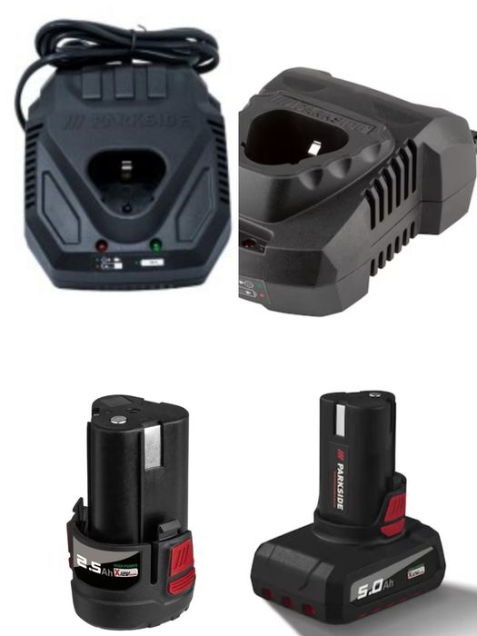 12V / 20 V - 2/2.5/4  и 5 Ah - Батерия и  зарядно Parkside/Парксайд