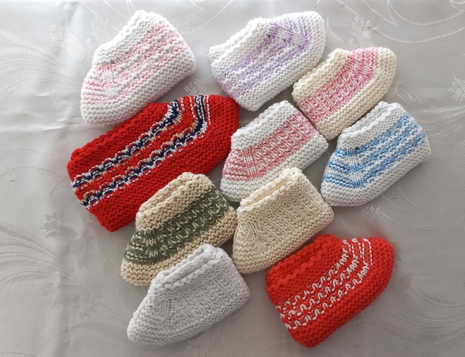 Домашно плетени терлици (мъжки, дамски и детски)