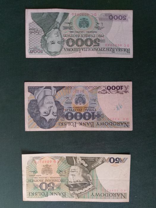Лот банкноти от Полша