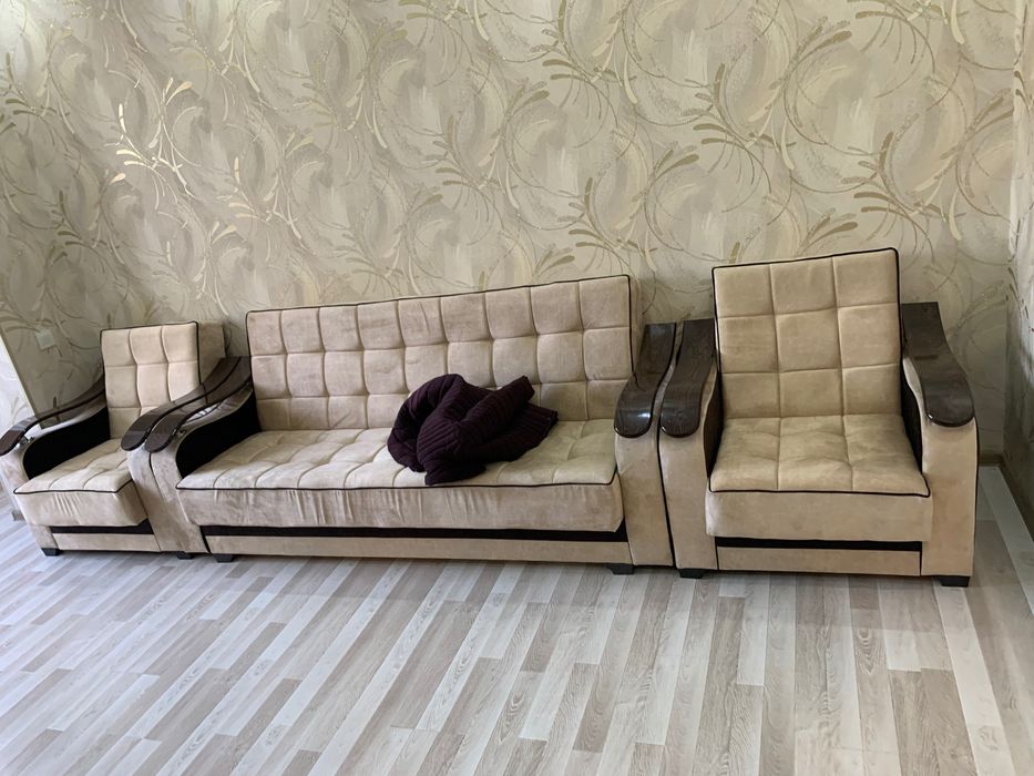 Диван с креслом раскладной доставка бесплатно