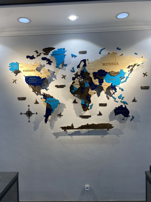 3D xarita, 3д карта мыра, Dunyo xaritasi