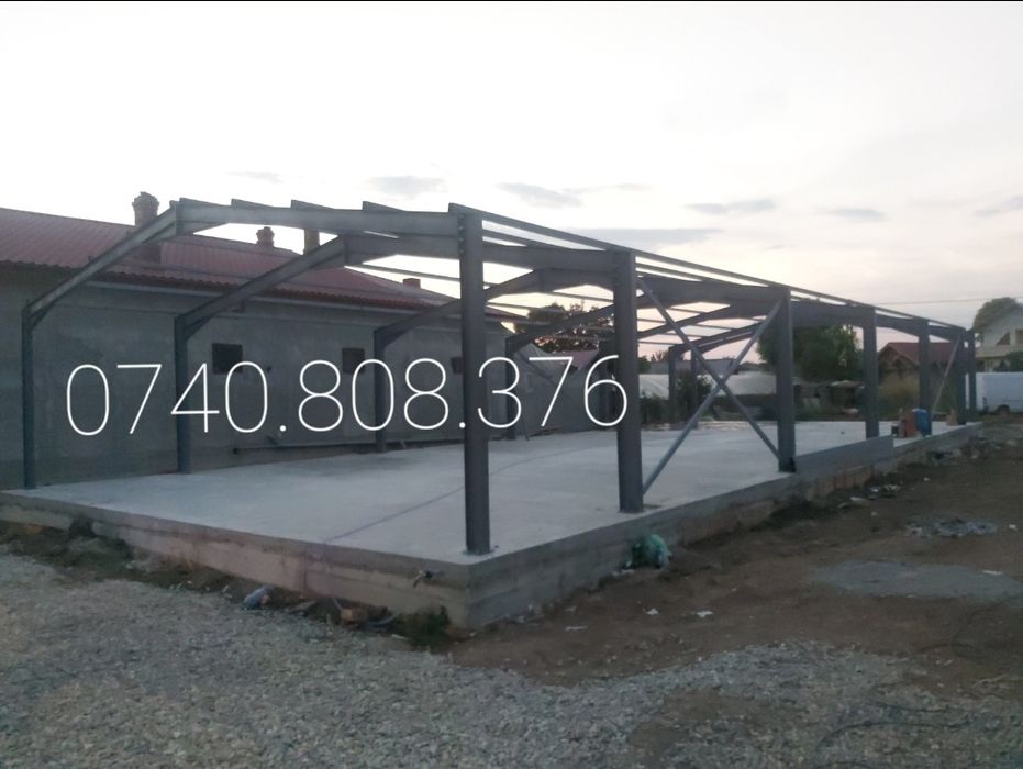 Hala 12x30m constructie metalica structura hala completa