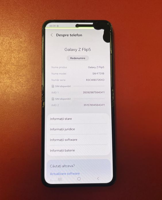 Samsung Z Flip 5  256 Gb Display Spart