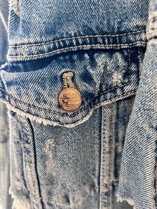 Дълго дънково яке ZARA