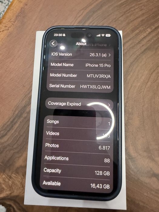 Iphone 15 Pro Titanium 256GB