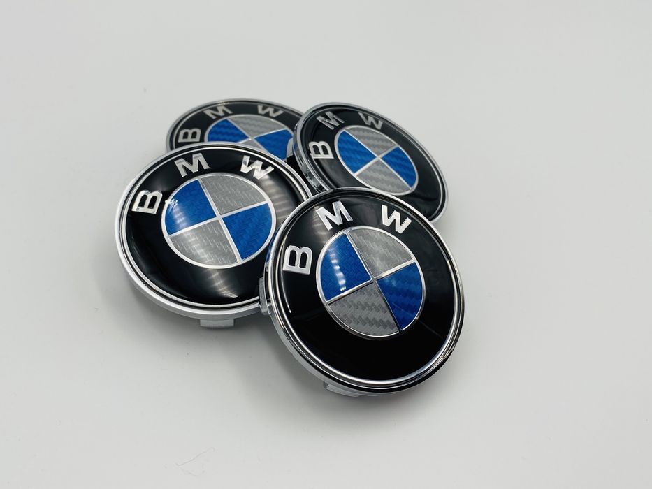Set Embleme BMW albastru carbon