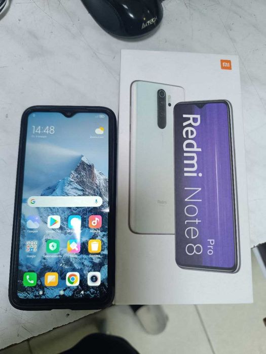 Redmi Note 8 Pro Mineral Grey 6gb RAM 128GB ROM