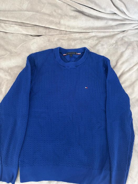 Pulover Tommy Hilfiger,marime M bumbac stare excelenta