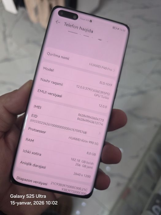 Huawei p 40 pro zo'r