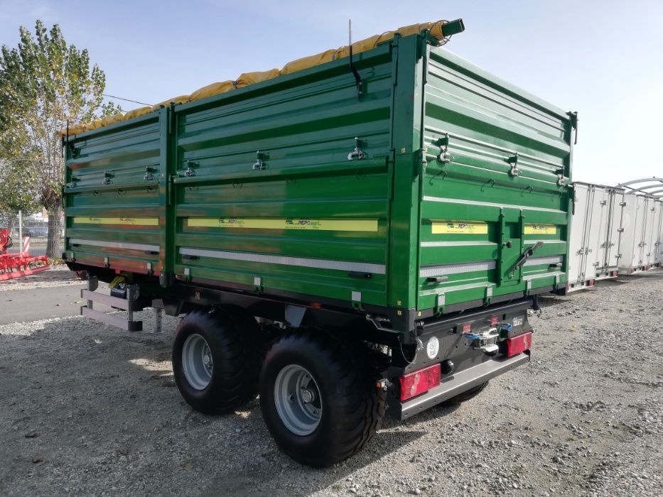 Remorca basculabila 14t (noua) ,ax tandem FABRICATA IN ROMANIA