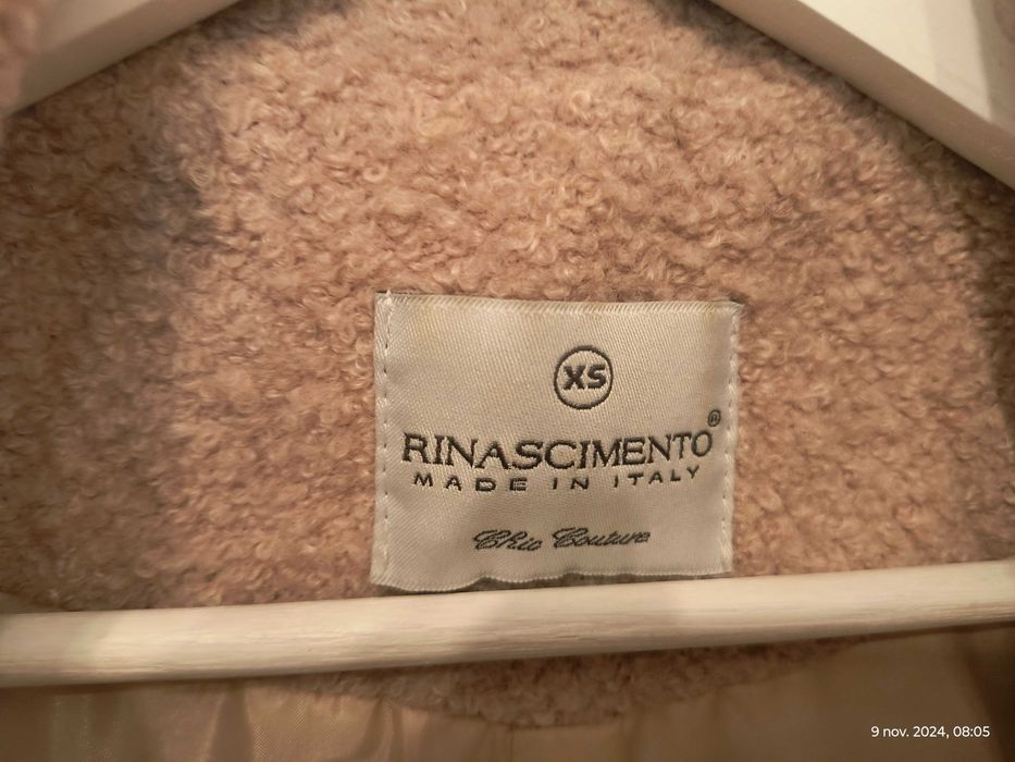 Palton Rinascimento roz pudra