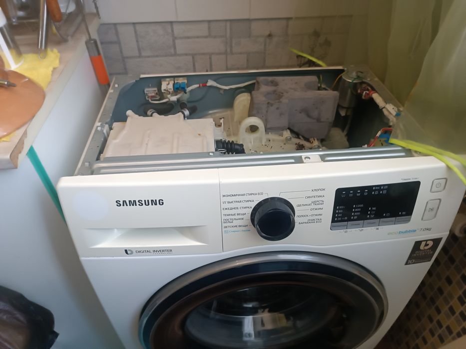 Ремонт стиральных машин.установка.