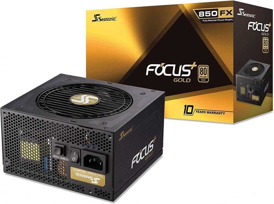 Захранване Seasonic Focus GX-850W Gold Модулно с гаранция 6г. - като ново