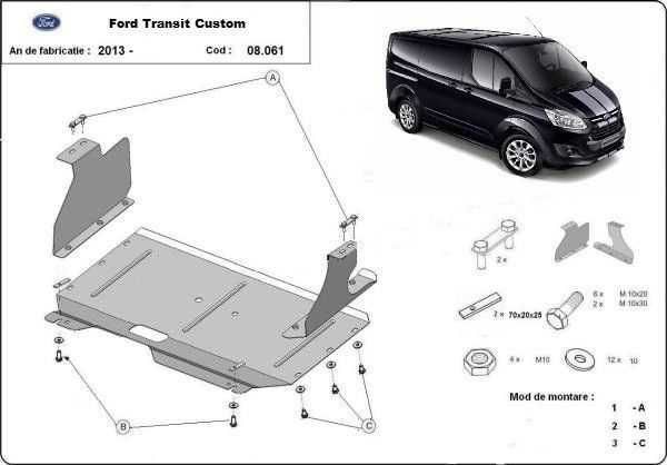 Scut motor Ford Transit Custom 2014 -2020