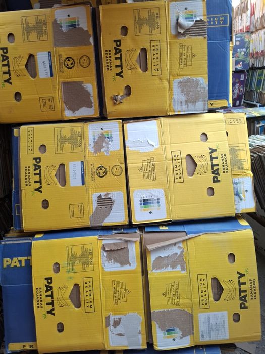 Банановые каробки в обьёме