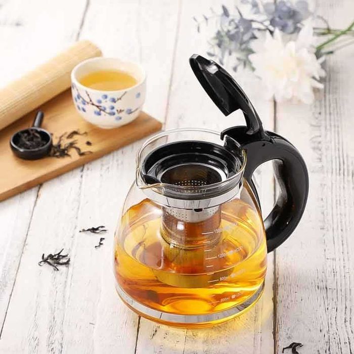 Термоустойчива кана с инфузер и капак – 2000 мл