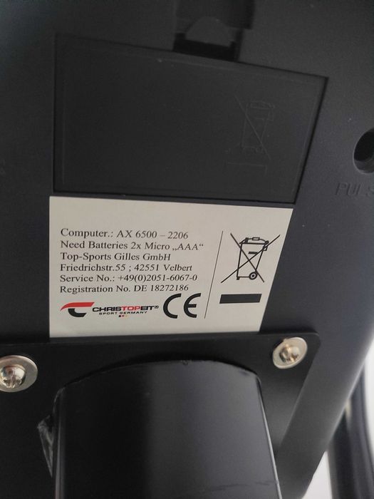 Bicicletă eliptică hibrid 2 în 1 Christopeit Sport AX 6500