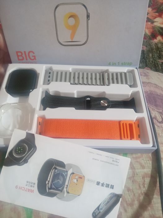 Smart wach 9 xolati alo karobka zaryatka xamma narsasi joyida