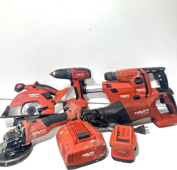 Kit Hilti circular /rotopercutor /fierastrau vulpe /flex/autofiletanta