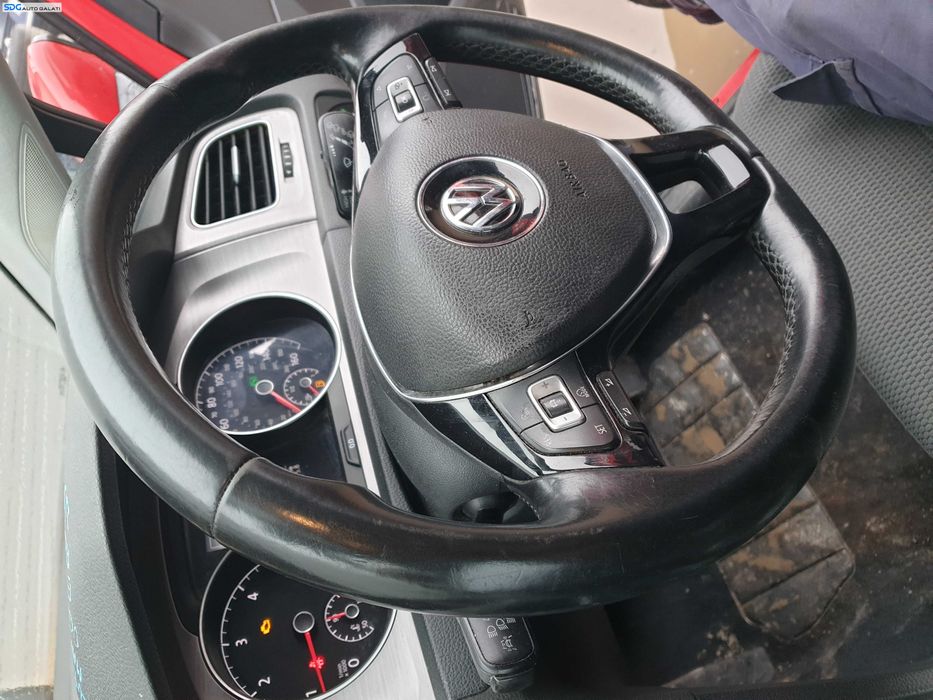 Volan Piele 3 Spite cu Comenzi FARA Airbag Volkswagen Golf 7 2013 - 2020 [Q0437]