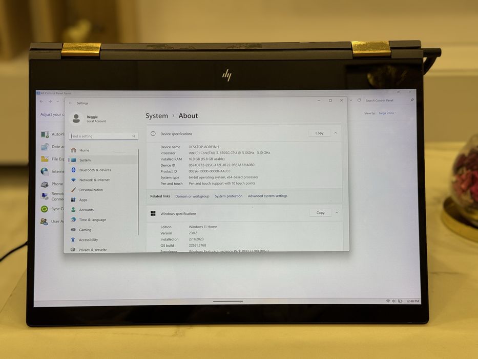 Laptop HP Spectre x360