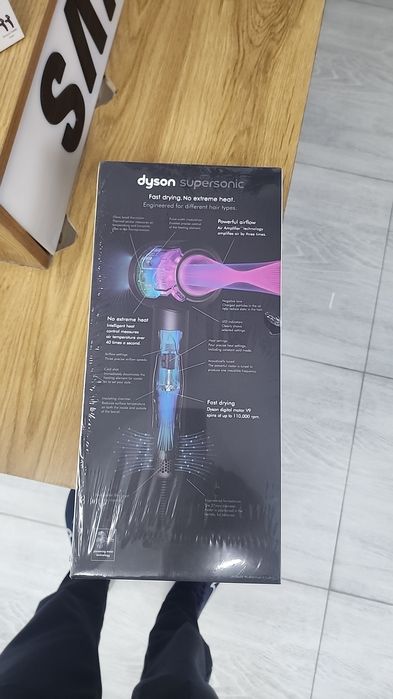 Фен Dyson Supersonic™ для волос (фуксия/никель) 5 насадок New